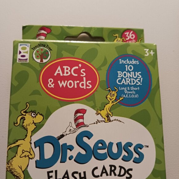 Dr. Seuss Children's 3PK Flash Cards: Numbers, Colors & Shapes and ABC's & Words - Picture 2 of 3